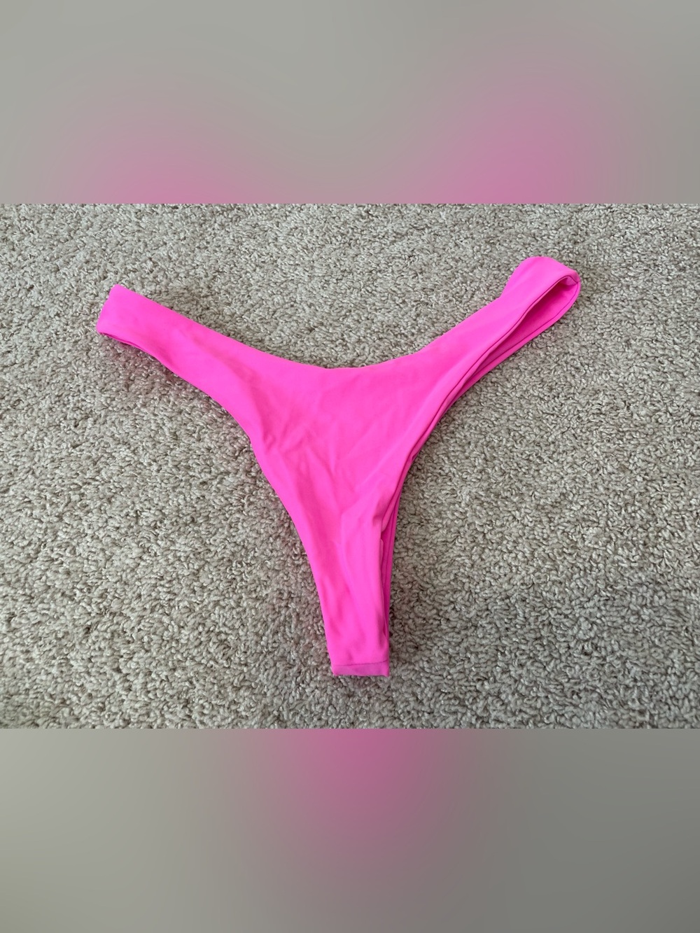 Shein Pink Bikini Bottom - Size Large